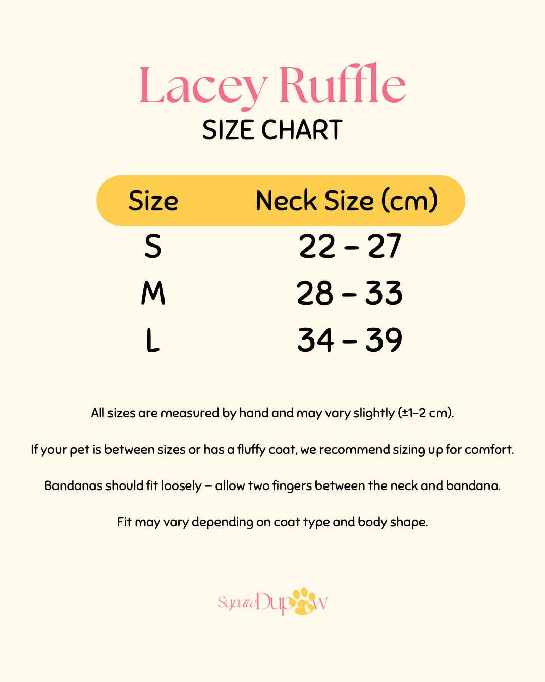 Lacey Ruffle Bandana