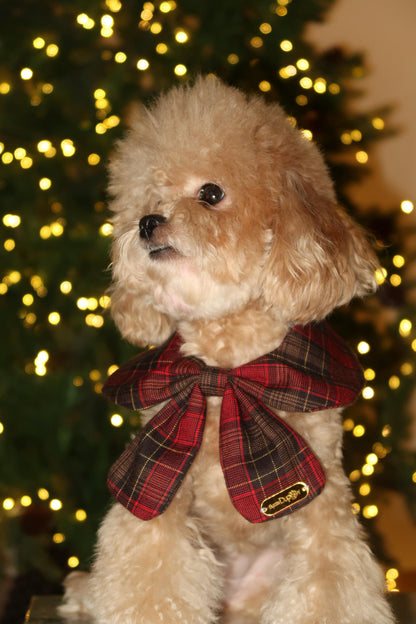 Festive Plaid Bow