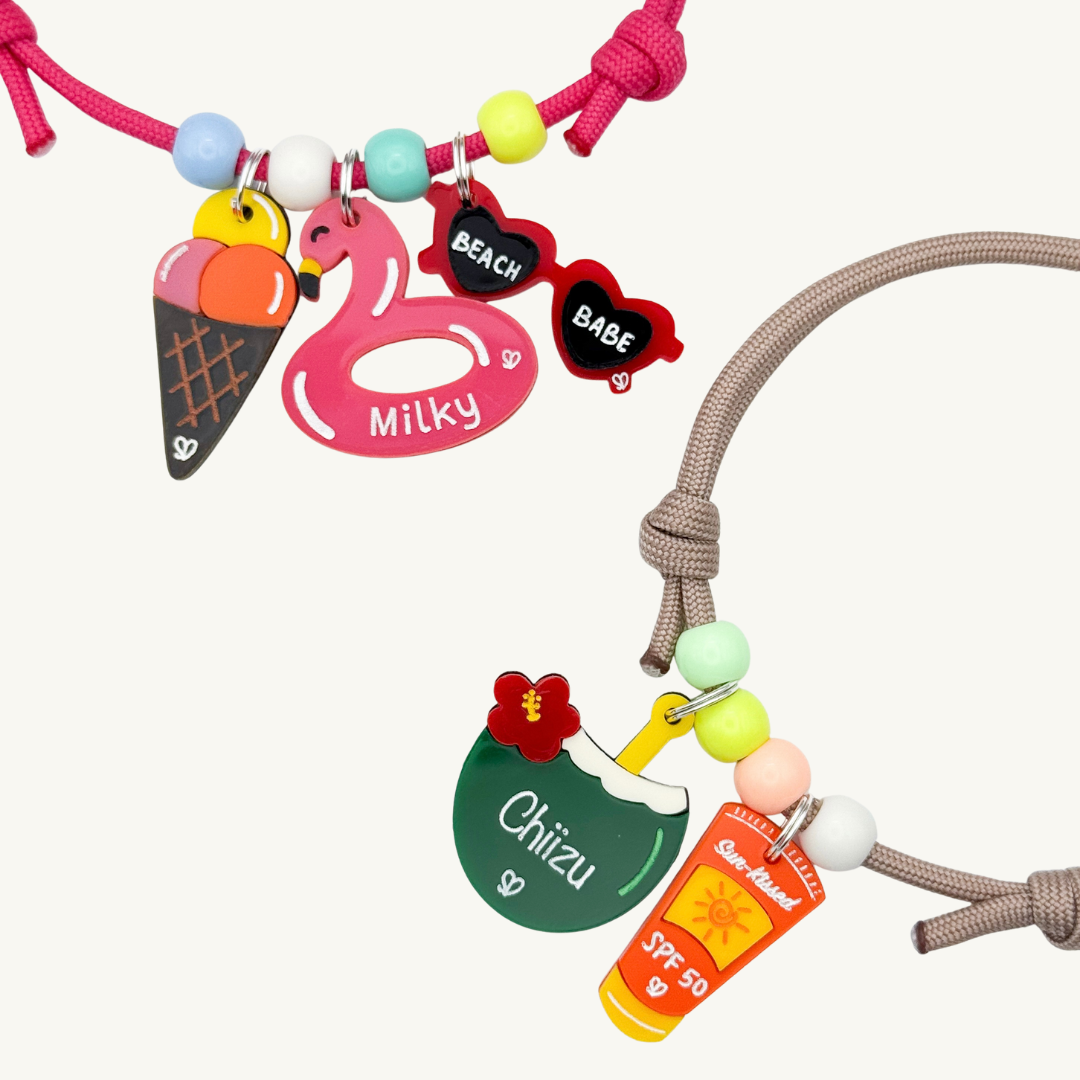 Flamingo Floatie Pet Tag