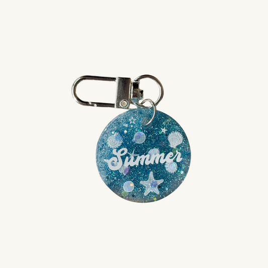 Ocean Gleam Resin Pet Tag