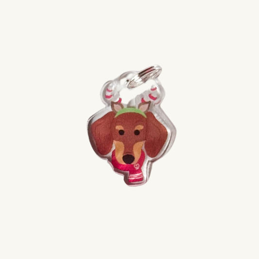 Festive Dachshund Charm