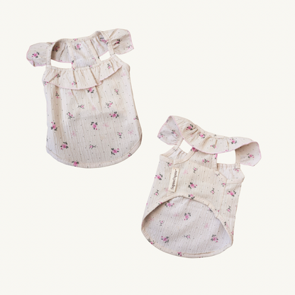 Soft Blossom Ruffle Tank Top