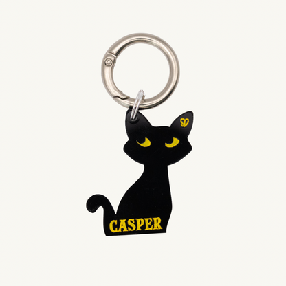 The Black Cat Pet Tag