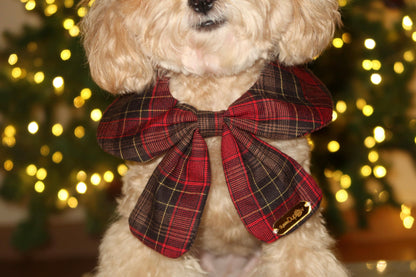 Festive Plaid Bow