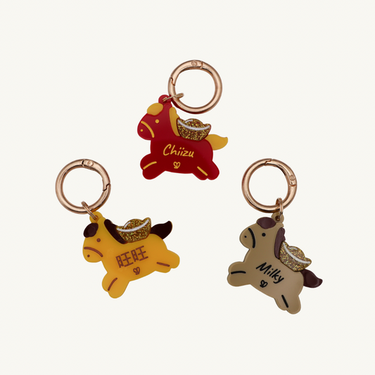Fortune Horse Pet Tag