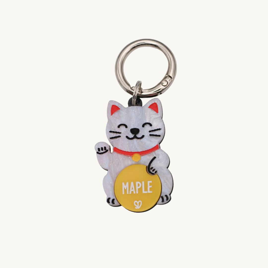Lucky Māo Pet Tag