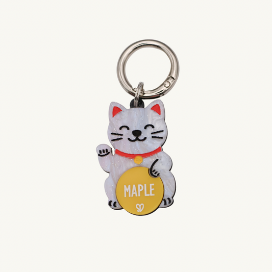 Lucky Māo Pet Tag