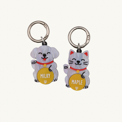Lucky Māo Pet Tag