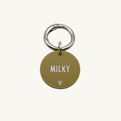 Basic Round Sand Pet Tag