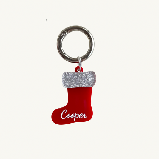 Christmas Stocking Pet Tag