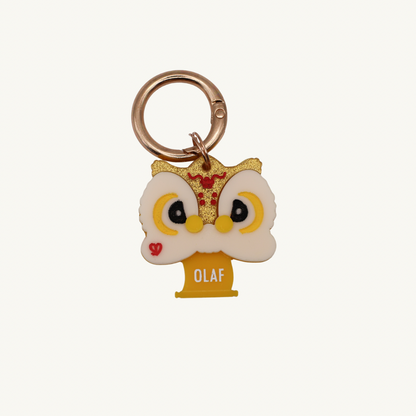 Auspicious Lion Pet Tag
